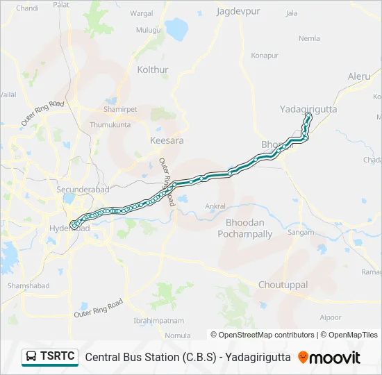 TSRTC Bus Line Map