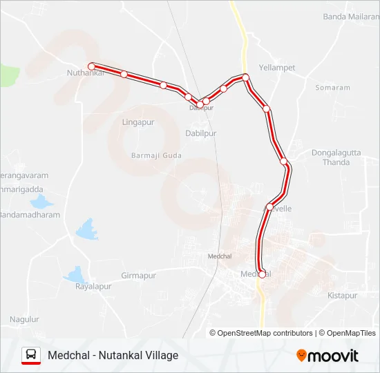 233 Bus Line Map