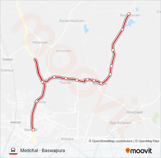 234 Bus Line Map