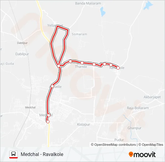 234 Bus Line Map