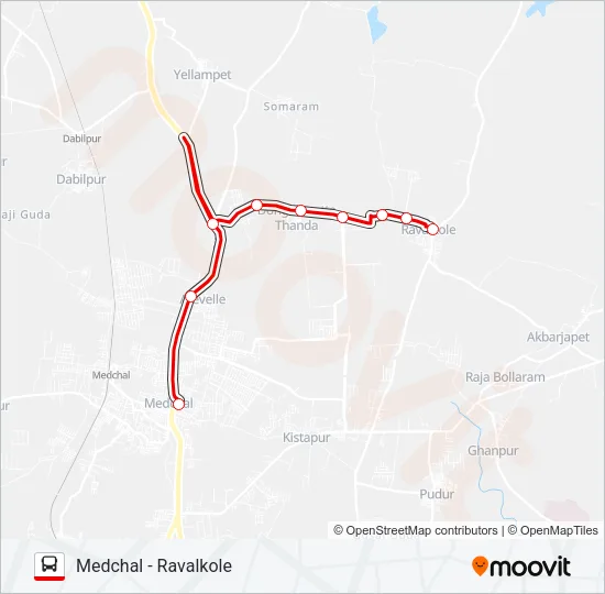 234 Bus Line Map