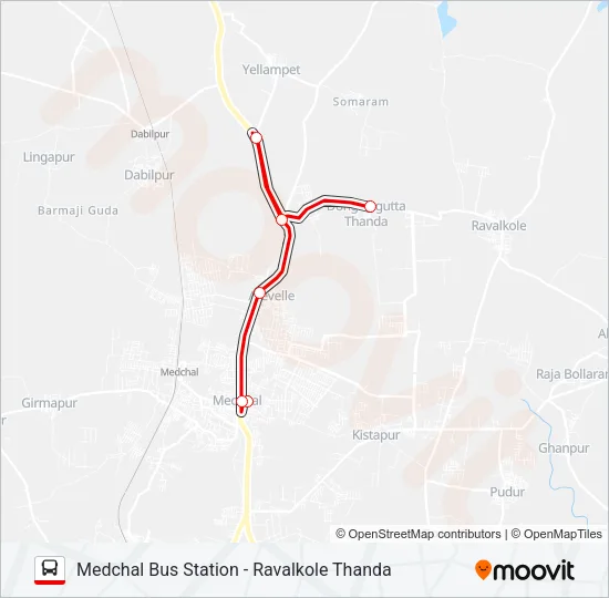 229GD Bus Line Map
