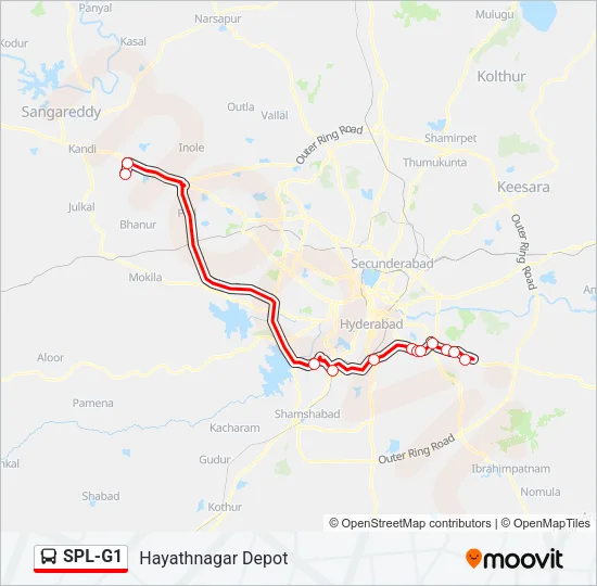 SPL-G1 Bus Line Map