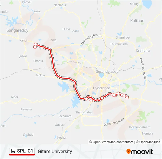 SPL-G1 Bus Line Map