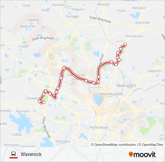 SPL-HP-WR Bus Line Map