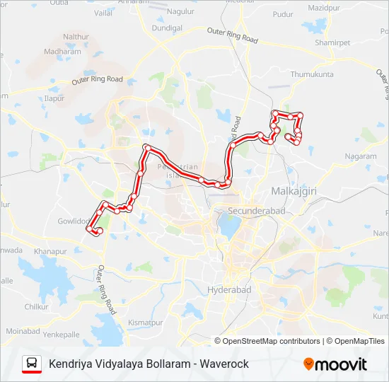SPL-KVB-WR Bus Line Map