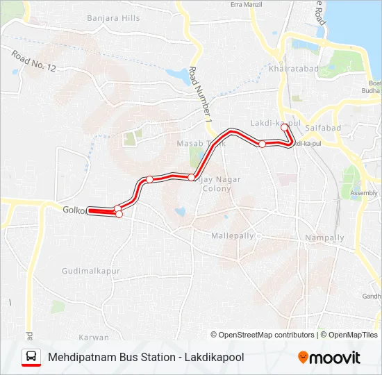 TSRTC Bus Line Map