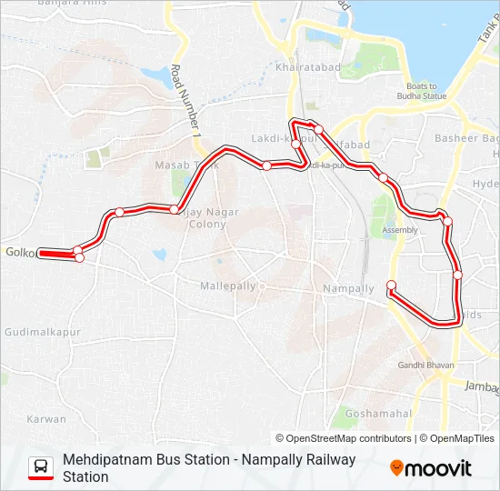 TSRTC Bus Line Map