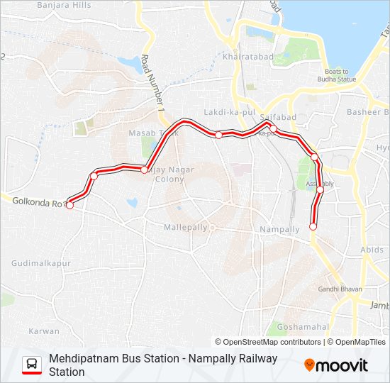 TSRTC Bus Line Map