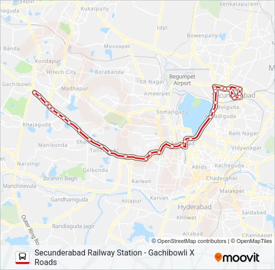 5GB Bus Line Map