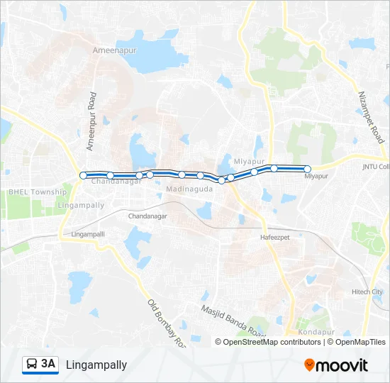 3A  Line Map