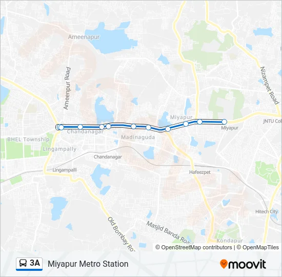 3A  Line Map