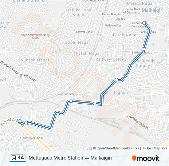 4A  Line Map