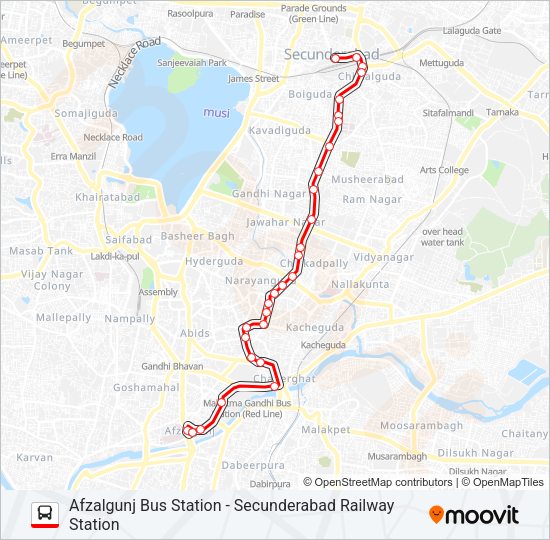 Secunderabad Railway Station Map 1 Route: Schedules, Stops & Maps - Secunderabad Railway Station (Updated)