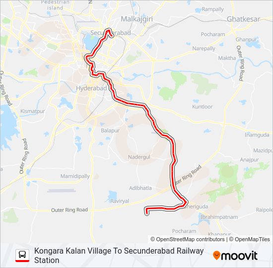 277K bus Line Map