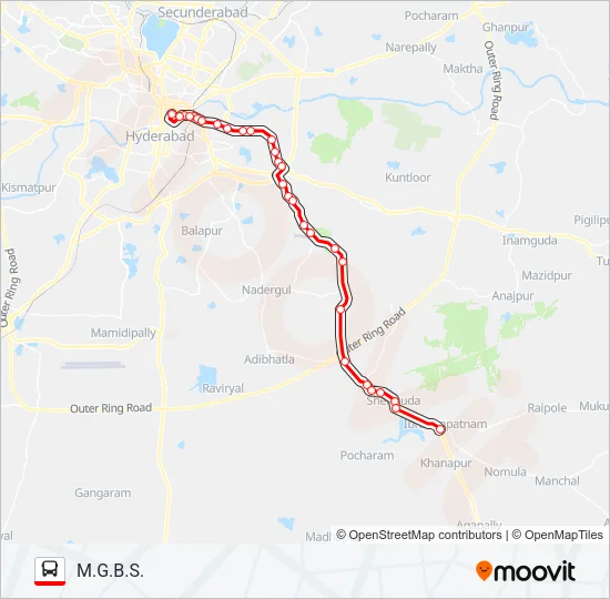 277MP Bus Line Map