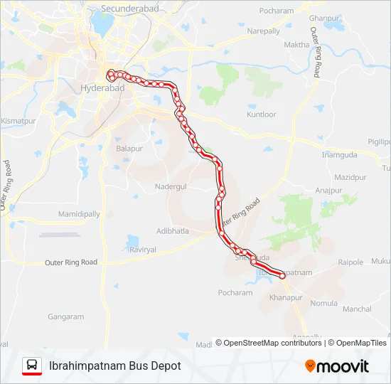 277MP Bus Line Map