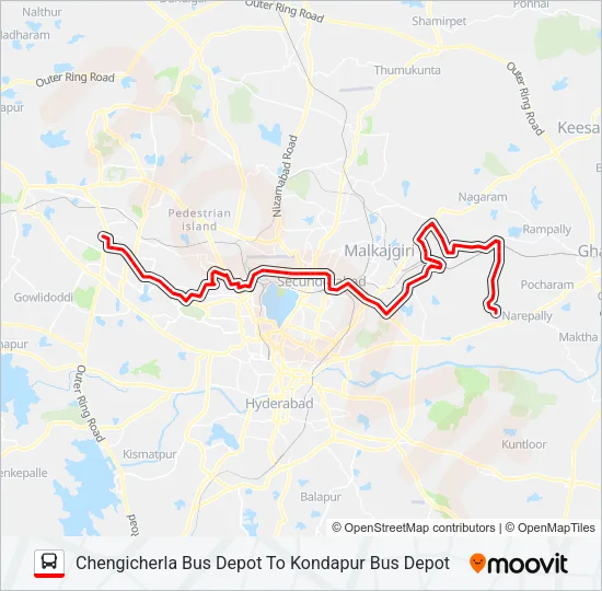 10H/250C Bus Line Map