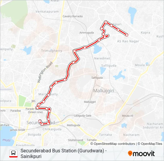 37S Bus Line Map