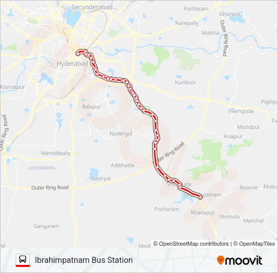 277 Bus Line Map