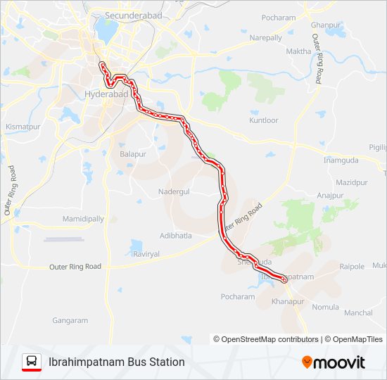 277 Bus Line Map