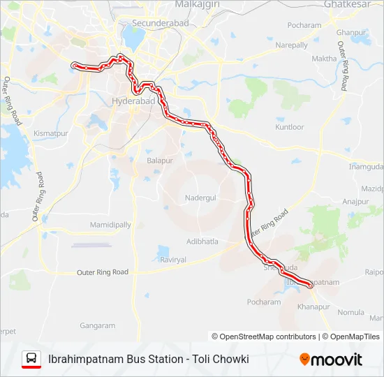 277MP Bus Line Map