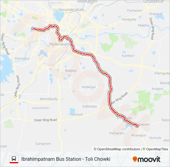 277MP Bus Line Map