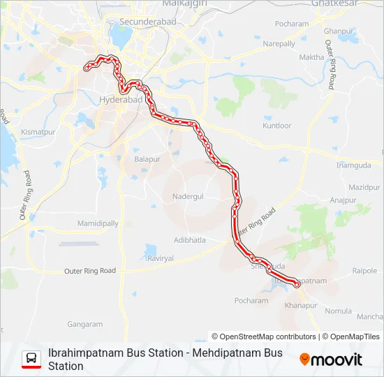 277MP Bus Line Map