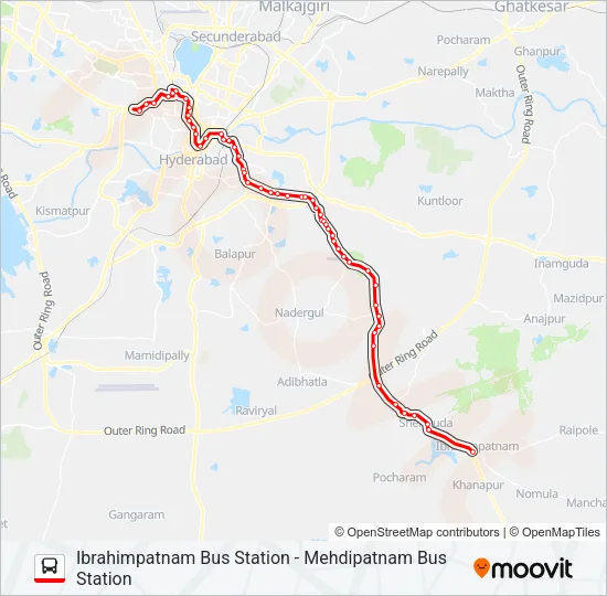 277MP Bus Line Map