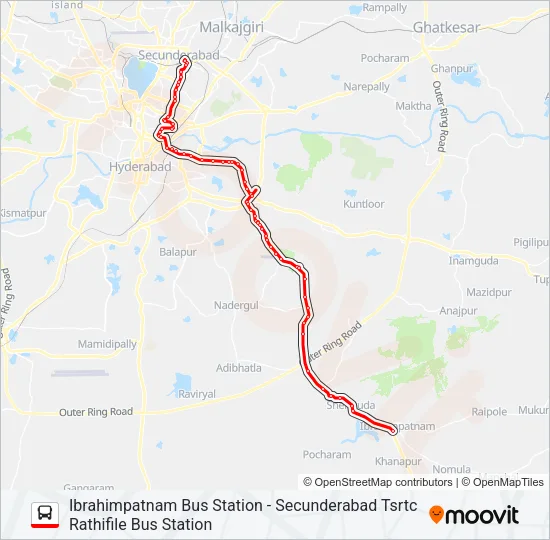 1D/277D Bus Line Map