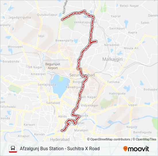 1/25S Bus Line Map