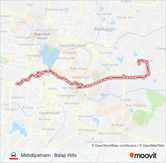 113I/M Bus Line Map