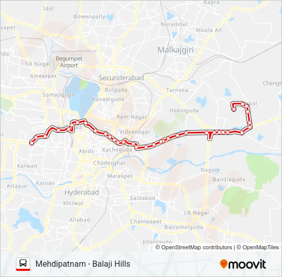 113I/M Bus Line Map