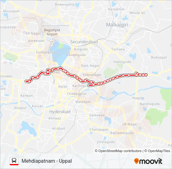 113I/M Bus Line Map