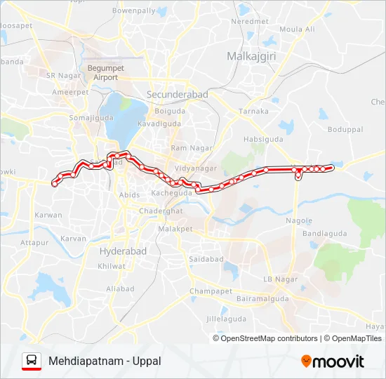 113I/M Bus Line Map