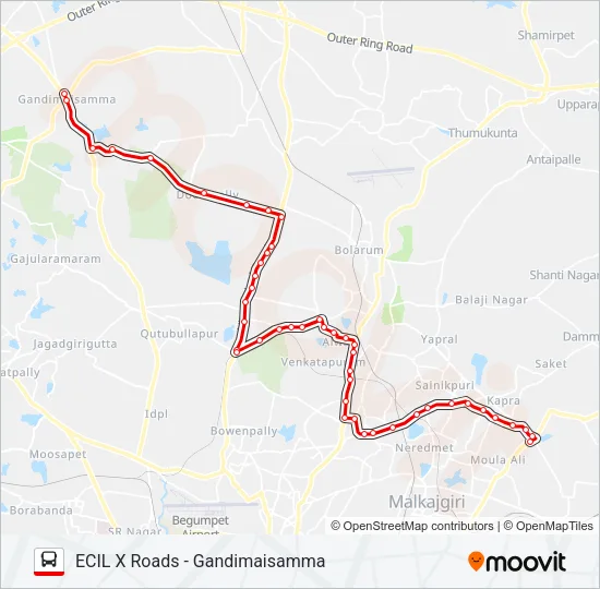 24S/273 Bus Line Map