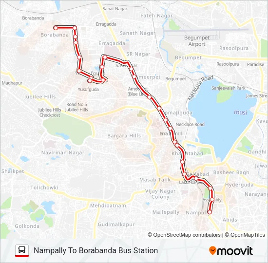 9Y Bus Line Map