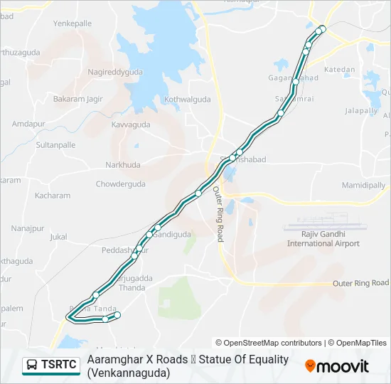 TSRTC Bus Line Map