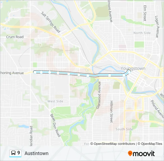 9 Bus Line Map