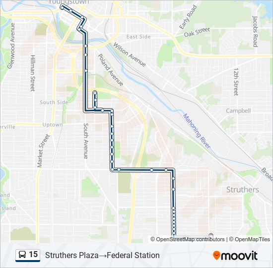 15 bus Line Map