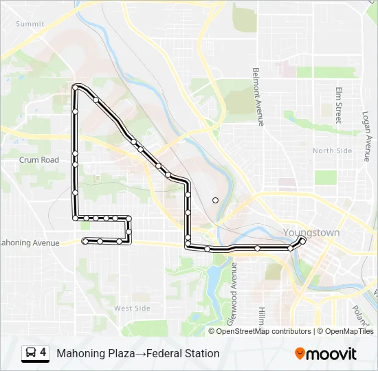 4 Bus Line Map