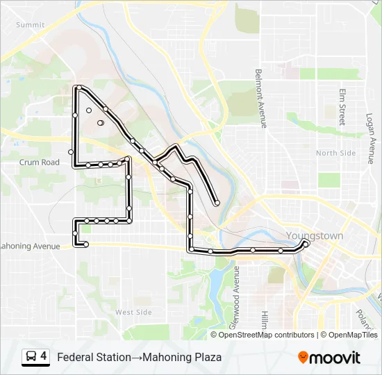 4 Bus Line Map