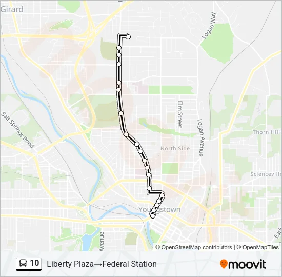 10 Bus Line Map