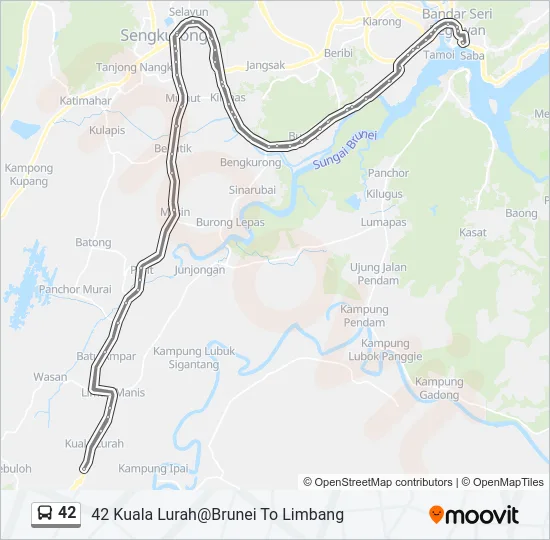 42 Bus Line Map