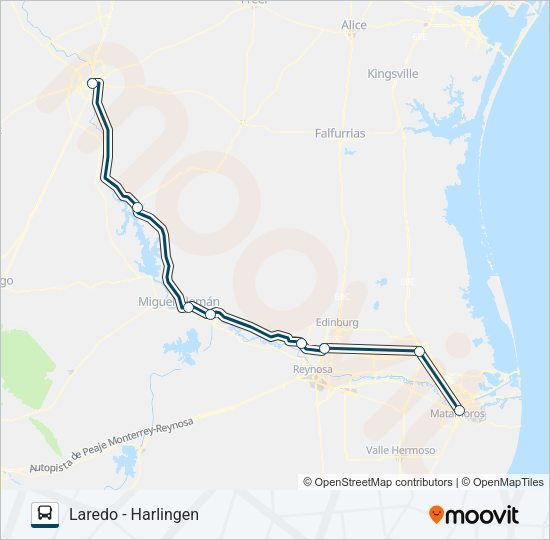 GREYHOUND US1169S Bus Line Map