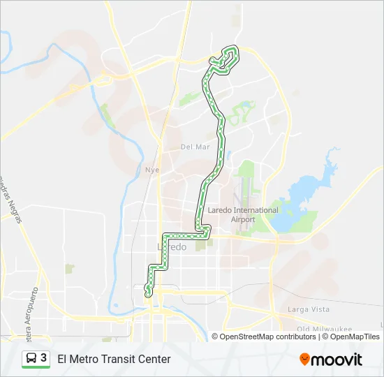 3 Bus Line Map