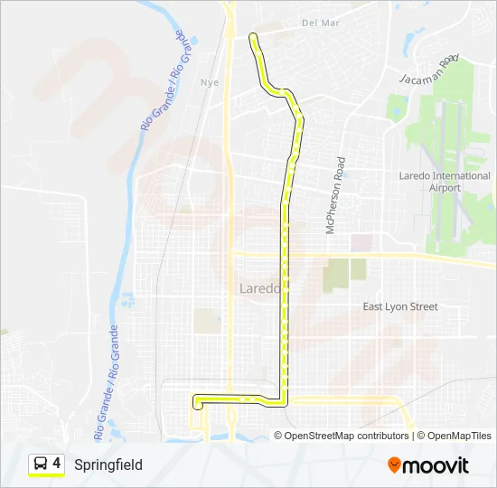 4 Bus Line Map