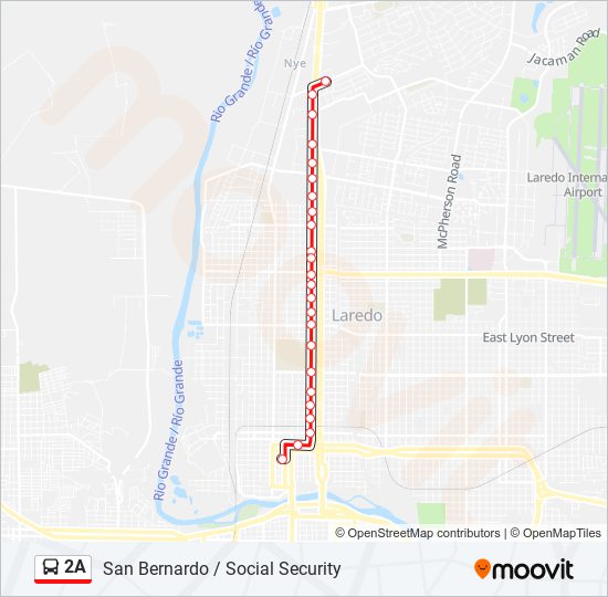 2a Route: Schedules, Stops & Maps - San Bernardo (Updated)