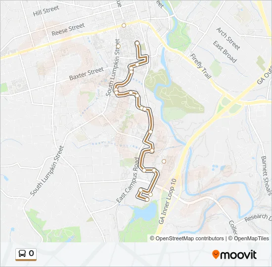 O Bus Line Map