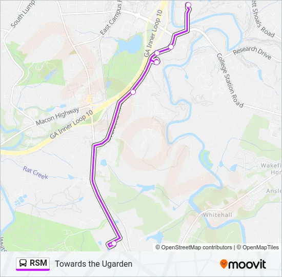 RSM Bus Line Map